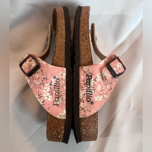 Papillio by Birkenstock Pink Floral Gizeh Sandals Size 5 - Picture 5 of 8